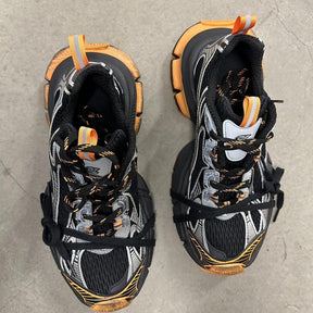 Balenciaga 3XL Men s Black and Orange Trainers