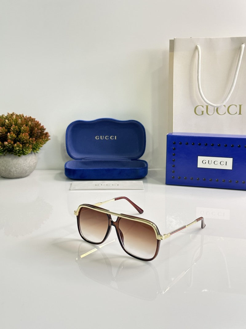Gucci 6877 Gold Brown