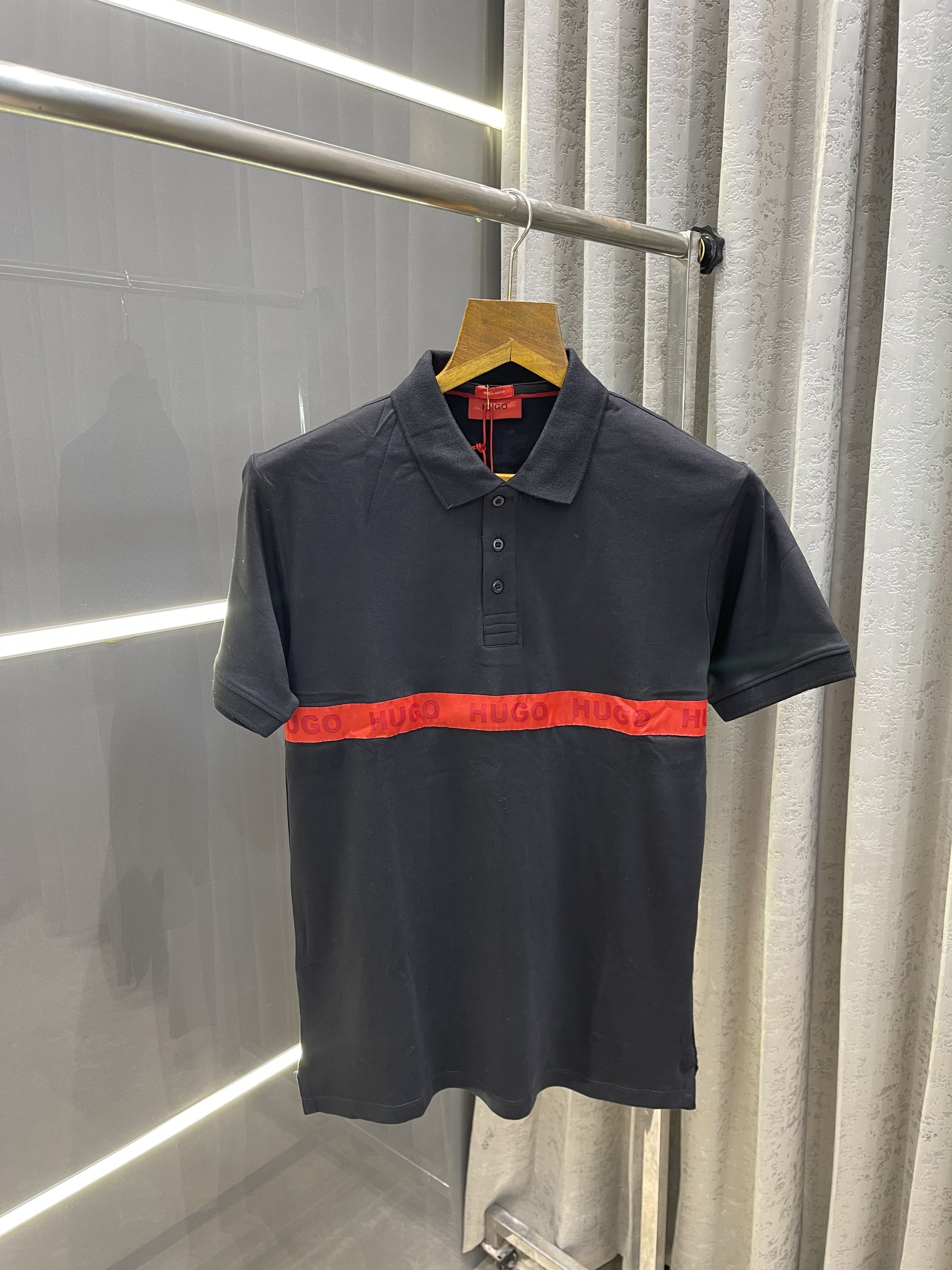 Big sale BOSS BLACK PRINTED PREMIUM POLO T-SHIRT