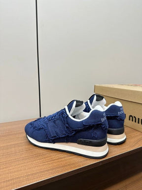 New Balance 574 x Miu Miu denim sneakers