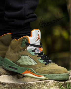 Nike Jordan Retro 5 Olive Sneakers fix rate