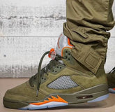 Nike Jordan Retro 5 Olive Sneakers fix rate