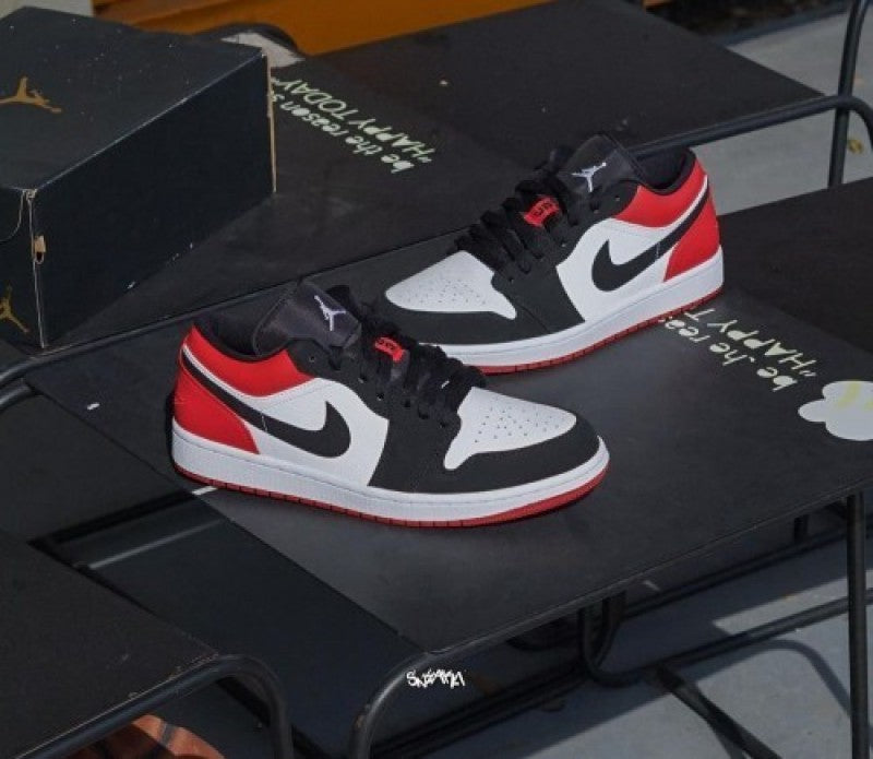 Air Jordan 1 Low Black Toe Semi UA
