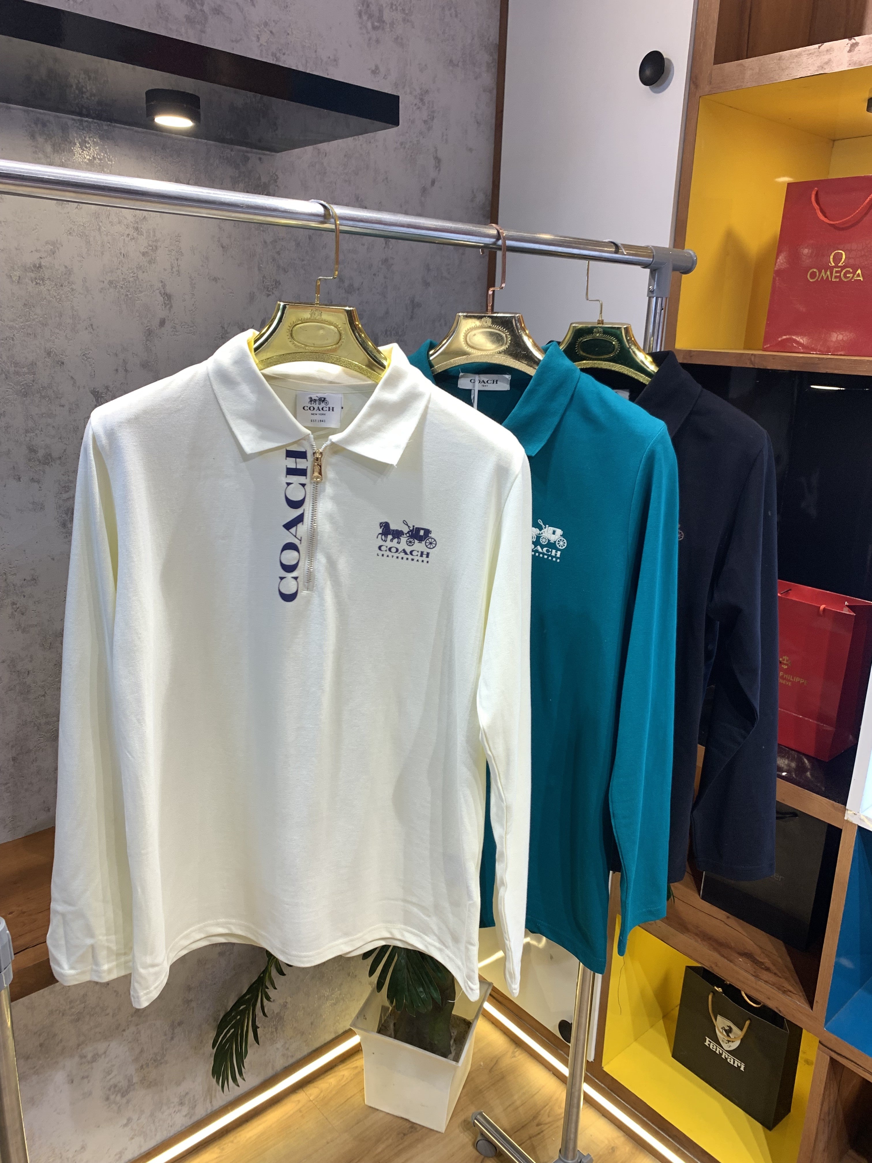 COAC H FULL SLEEVES POLO NECK