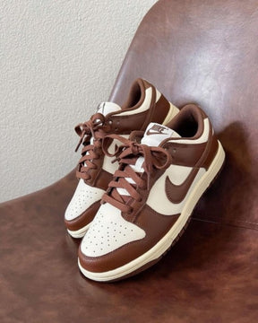 dunk low cacao wow brown semi ua with extra lace fix