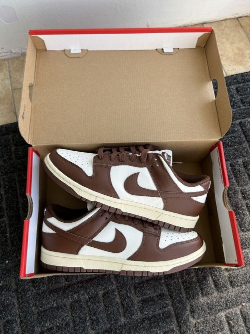 dunk low cacao wow brown semi ua with extra lace fix