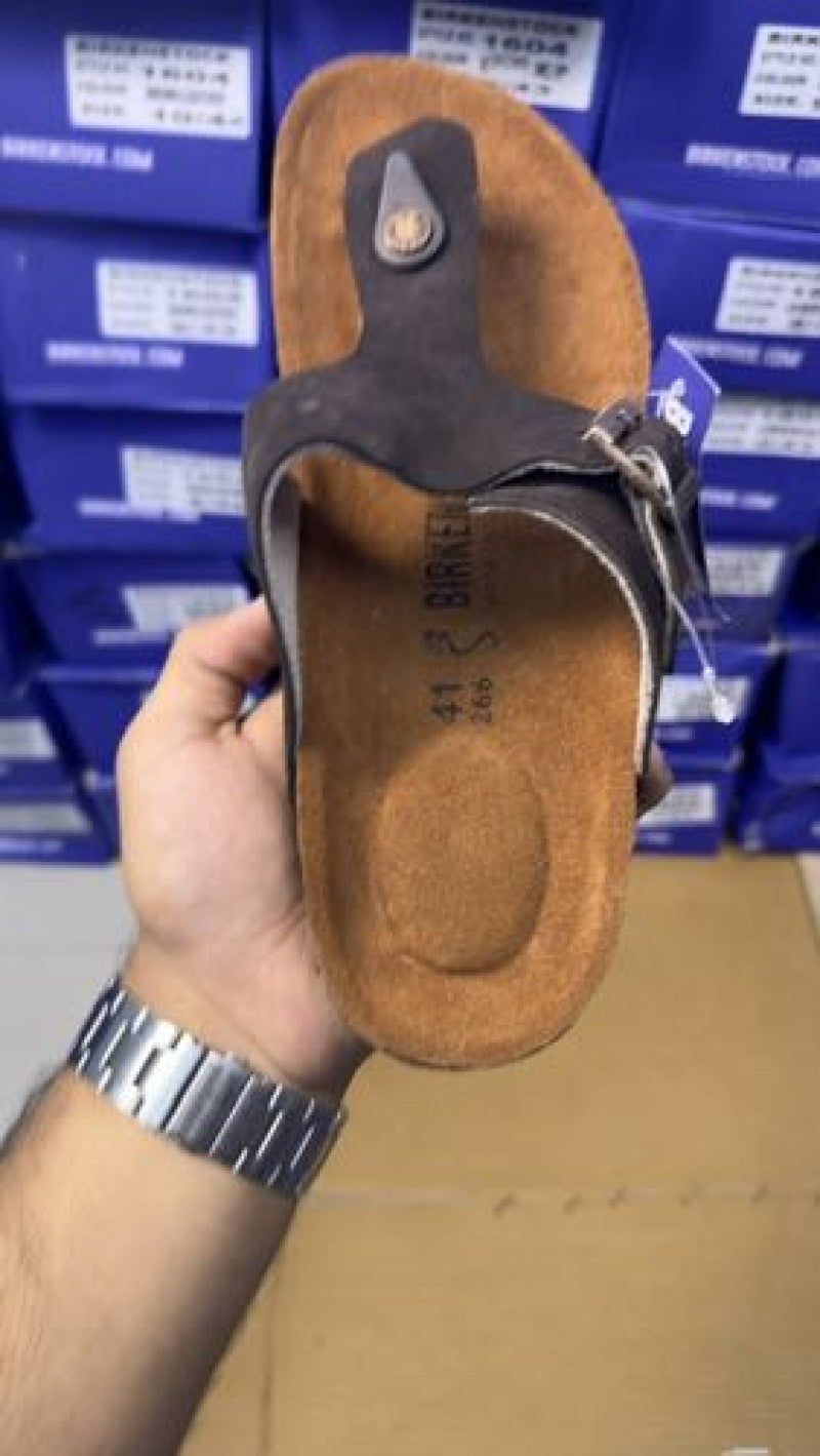 Birkenstock brown ramses suede
