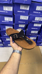 Birkenstock ramses black suede