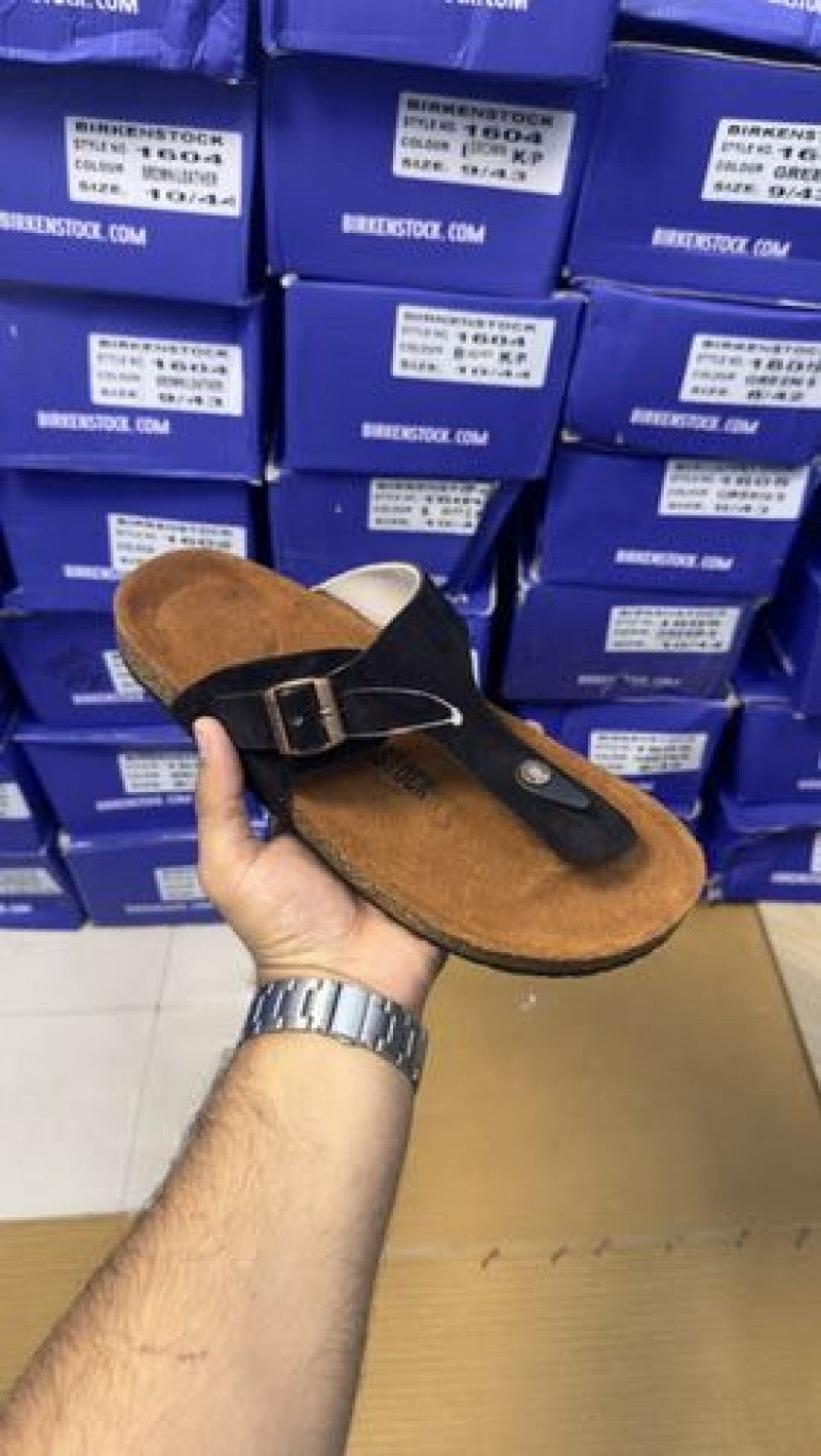 Birkenstock ramses black suede