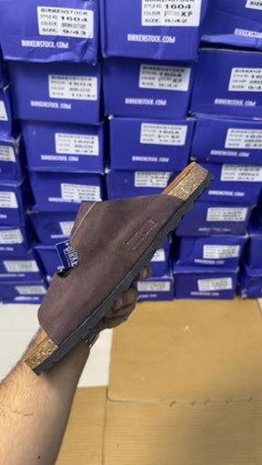 BIRKENSTOCK BROWN SUEDE ARIZONA