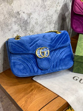 GUCC  I MARMONT VELVET BLUE