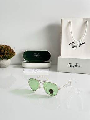 Rayban Aviator Gold SEAGreen