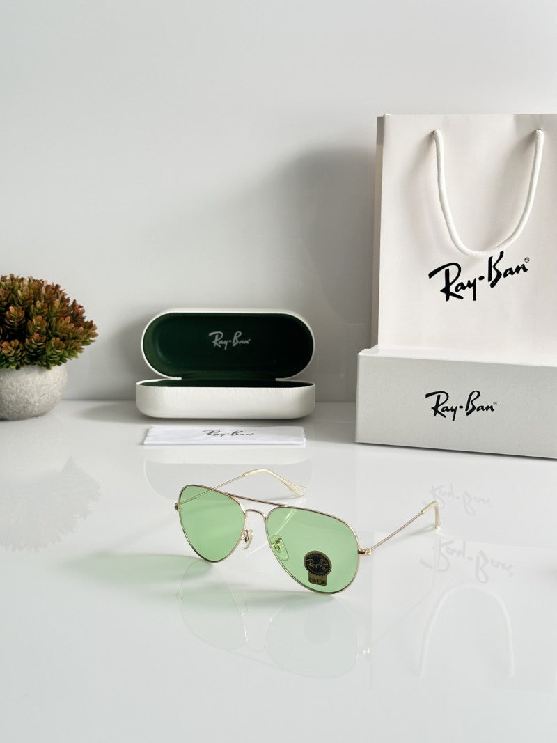 Rayban Aviator Gold SEAGreen