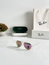 Rayban Aviator Gold Pink Mercury