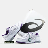 Asicss sportstyle ex89 x needles white purple new ds men