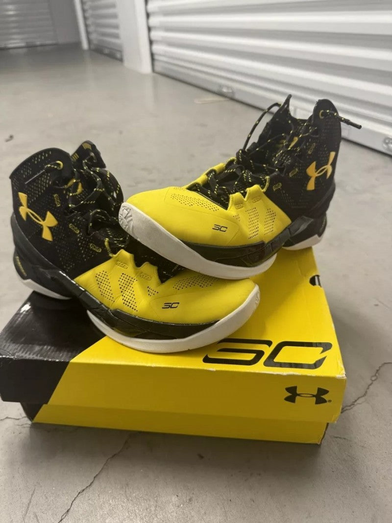Under Armour Curry 2 Black Taxi Yellow