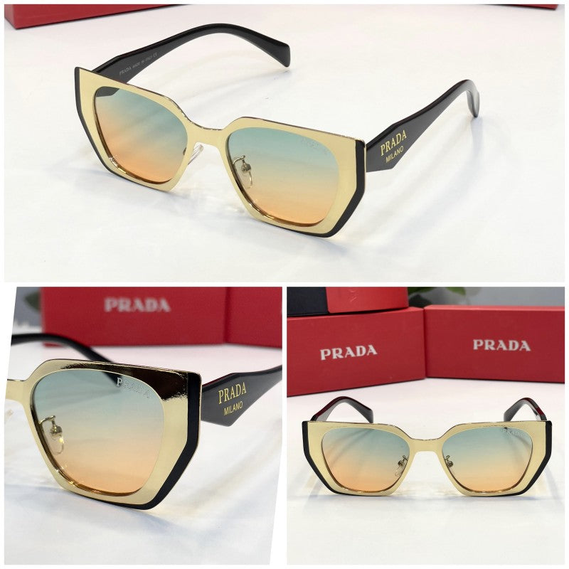 Prada 018 golden multi shaded