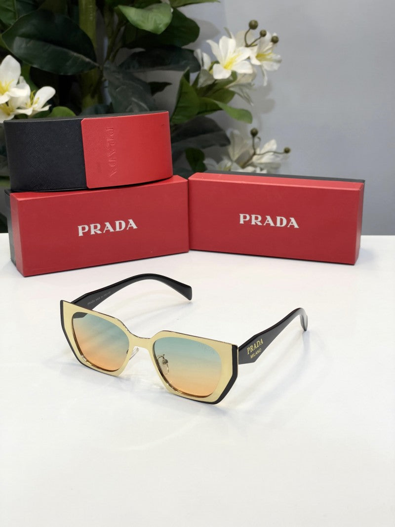 Prada 018 golden multi shaded