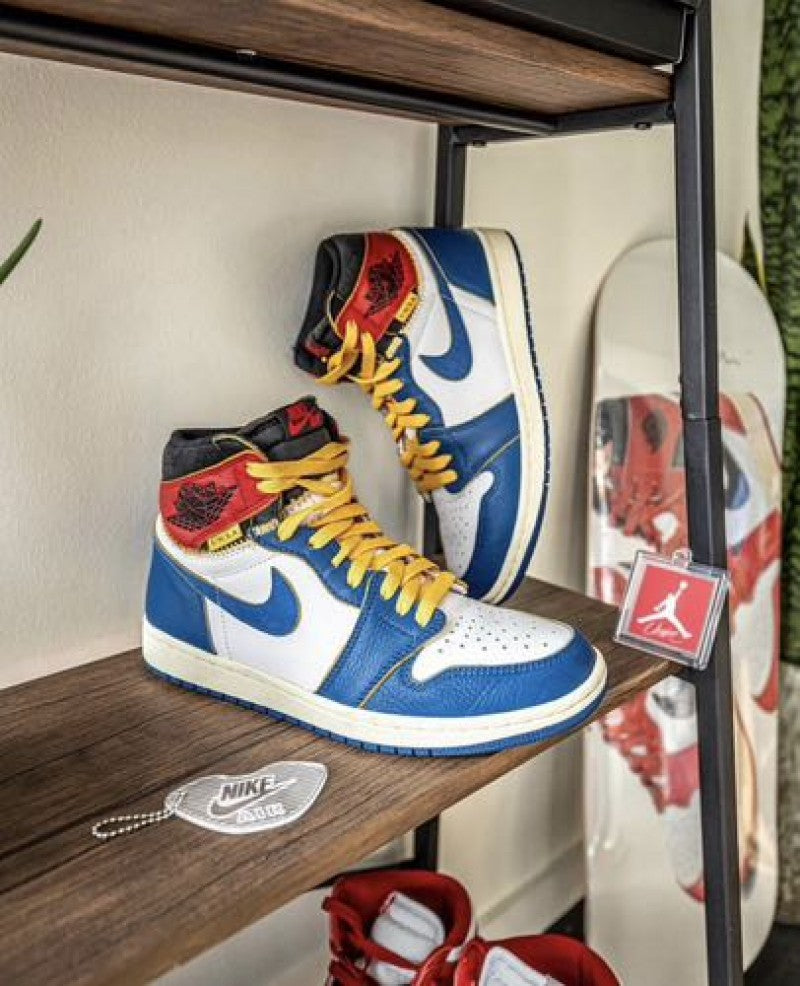 Union LA X Air Jordan 1 High Storm Blue Semi UA sale