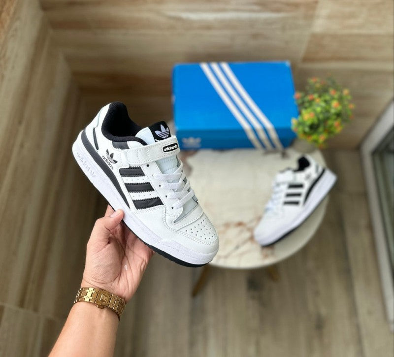 Adidass Original Forum Low Black and White Men s shoes