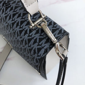 MICHAEL Michael Kors Ludlow Signature Leather Satchel Bag with box 71