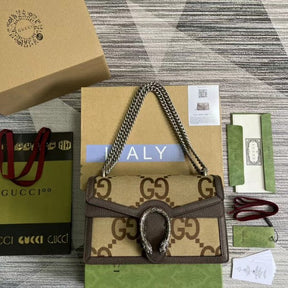 GUCC   Dionysus Giant GG shoulder bag with box107