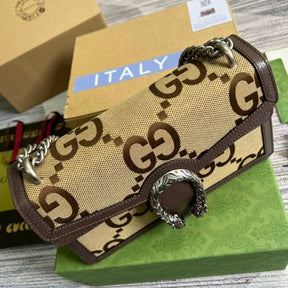 GUCC   Dionysus Giant GG shoulder bag with box107