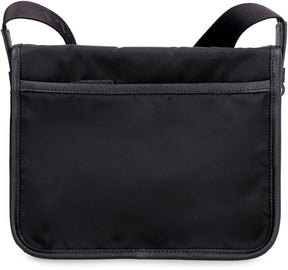 PRAD  A Black Re Nylon Messenger Bag 137
