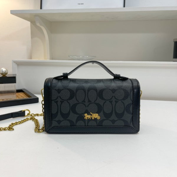 COAC  H handbag with dual belt with box 168