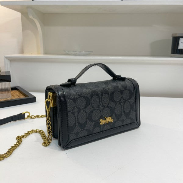 COAC  H handbag with dual belt with box 168