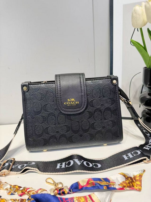 COAC  H sling bag with dual belts with OG folding box 164