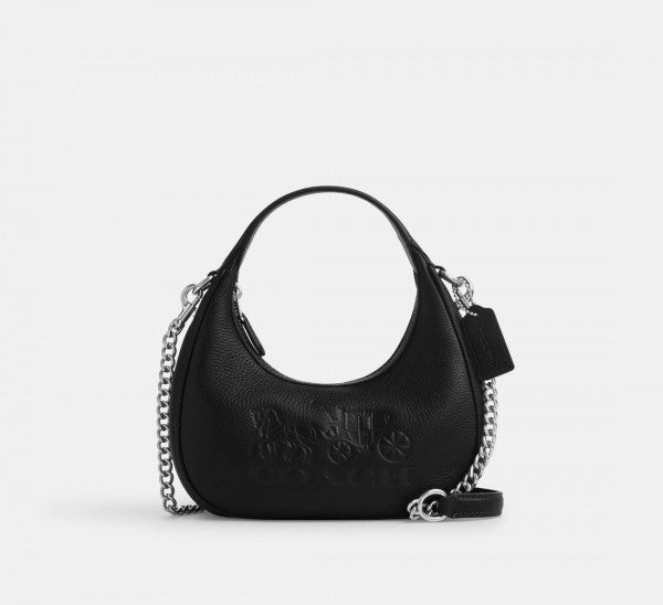 COAC  H CARMEN SHOULDER BAG IN SIGNATURE JACQUARD With folding box 193