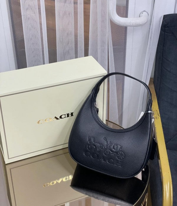COAC  H CARMEN SHOULDER BAG IN SIGNATURE JACQUARD With folding box 193