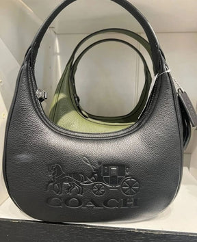 COAC  H CARMEN SHOULDER BAG IN SIGNATURE JACQUARD With folding box 193