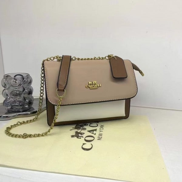 Coac  h Handbag Klare Crossbody in Blocked Signature Canvas With folding Box 196