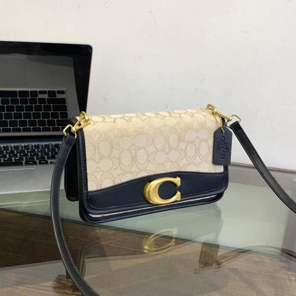 COAC  H Bandit Crossbody In Signature Textile Jacquard 216