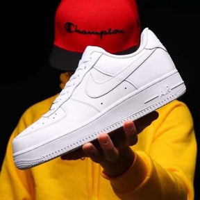 Nikee Airforce 1 White Pure Leather