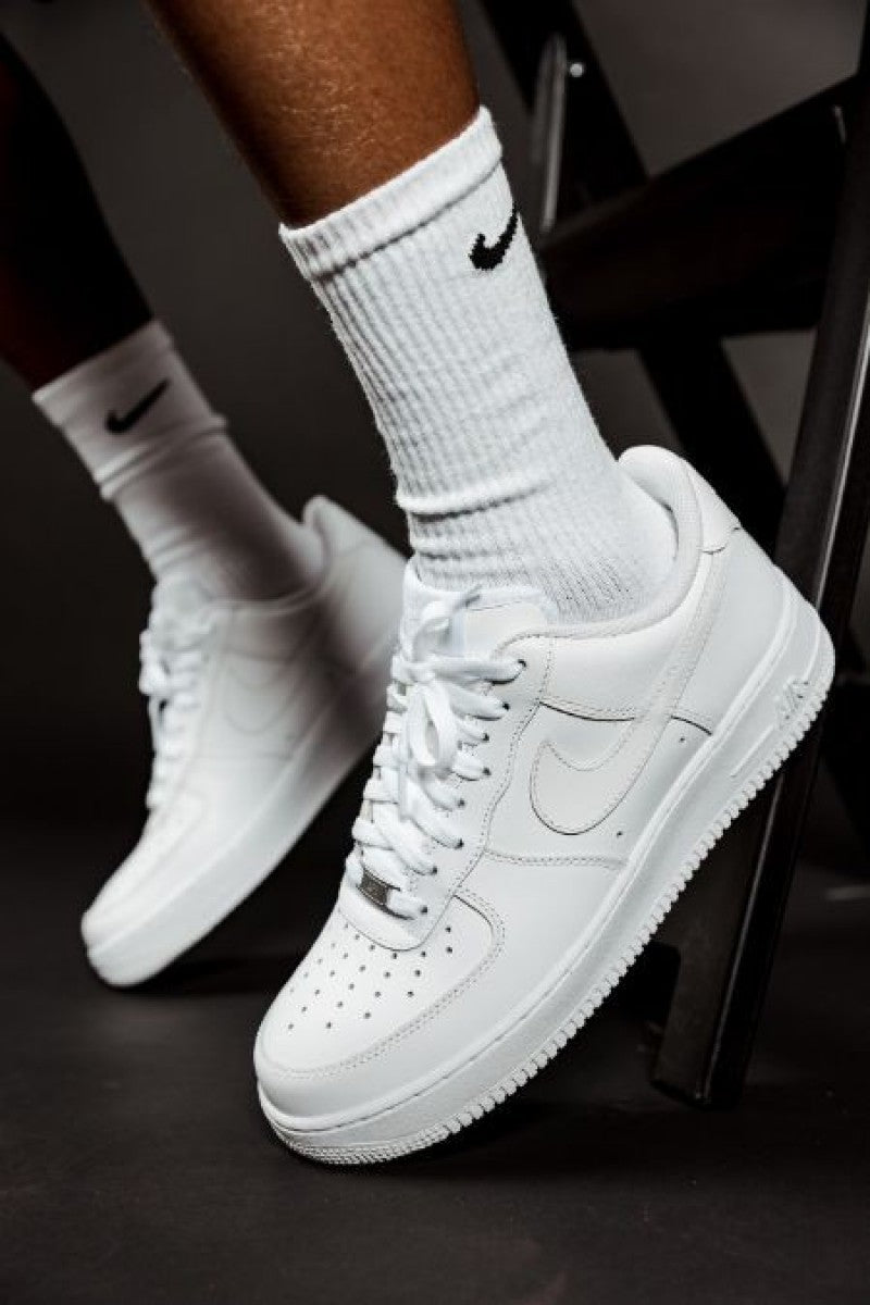 Nikee Airforce 1 White Pure Leather