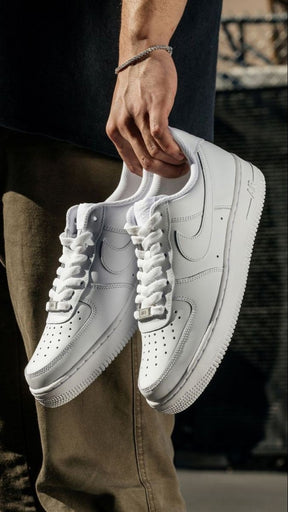 Nikee Airforce 1 White Pure Leather
