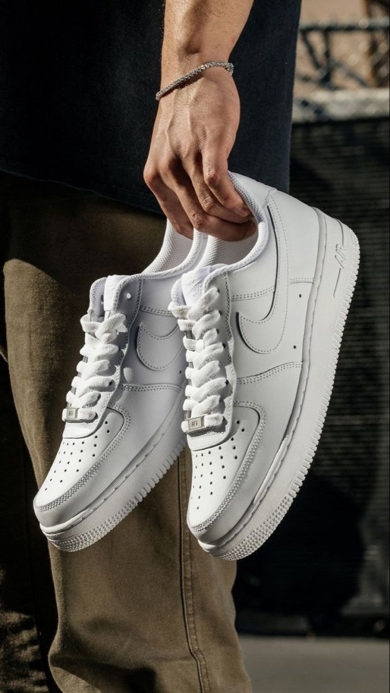 Nikee Airforce 1 White Pure Leather