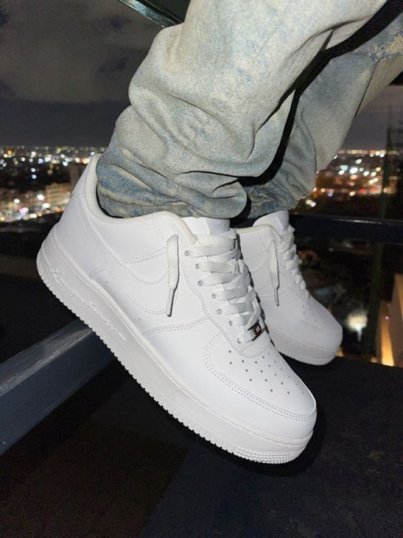 Nikee Airforce 1 White Pure Leather