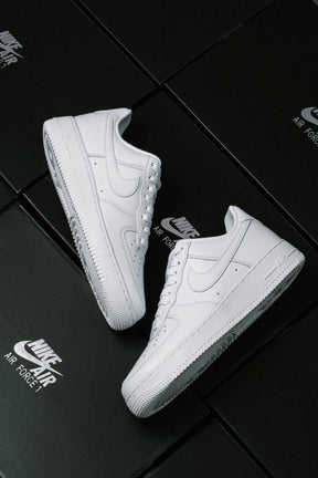 Nikee Airforce 1 White Pure Leather
