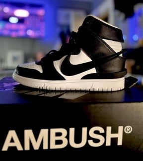 dunk high x ambush black white