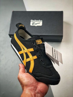 ONITSUKA TIGER SLIP ON BLACK YELLOW