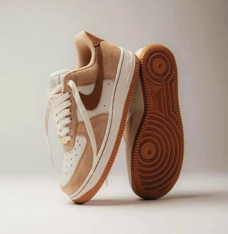 .NIKE Airforce 1 vacheta tan