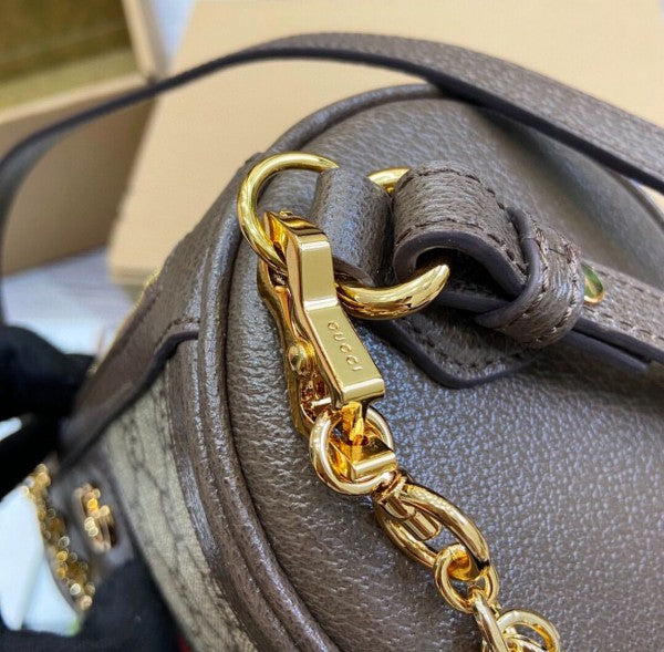 GUCC  I OPHIDIA MONOGRAM DUAL BELT WITH BOX