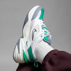 nikee m2k tekno platinum tint sail lucid green