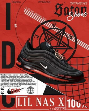 Nikee Airmax 97 Mschf lil Nas x Satan