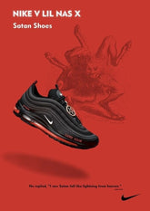 Nikee Airmax 97 Mschf lil Nas x Satan