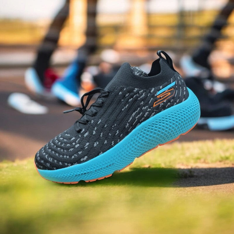 Skecher ss Max Road Hyper Burst Black Blue 234